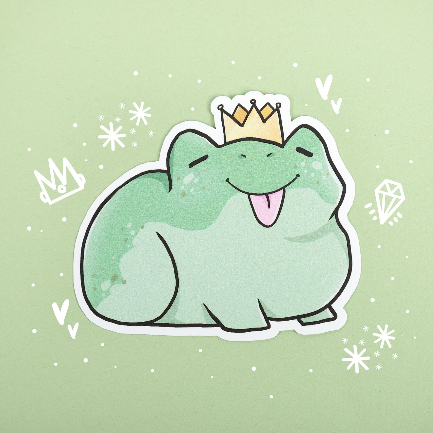 Frog Prince Sticker
